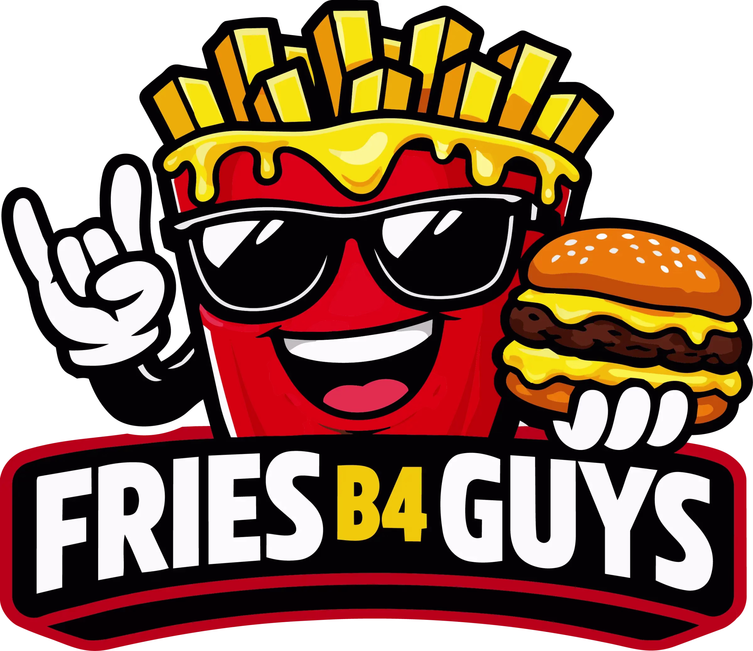 FRIES B4 GUYS logo